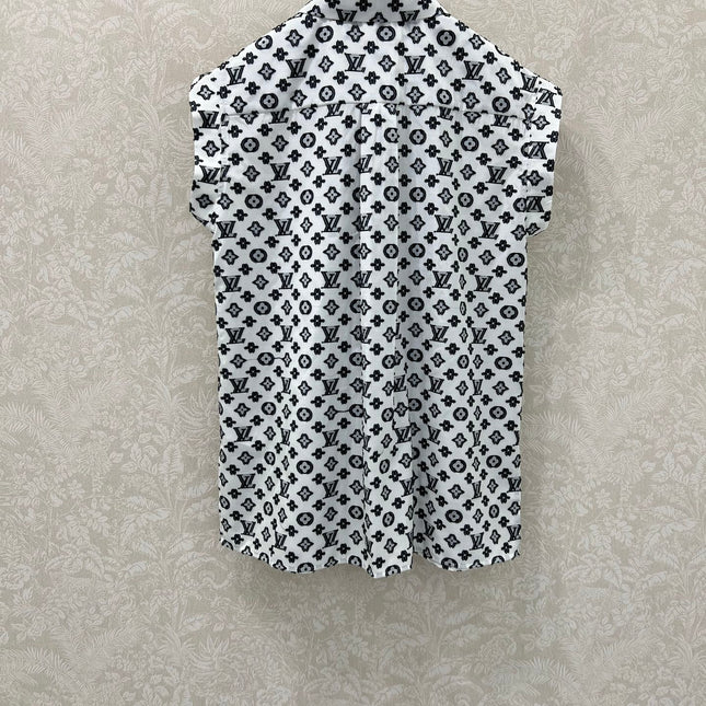 LV SLEEVELESS LOGO PRINT TOP 269951