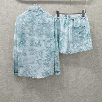 DIOR SET LONG-SLEEVE SHIRT AND SHORTS 269954