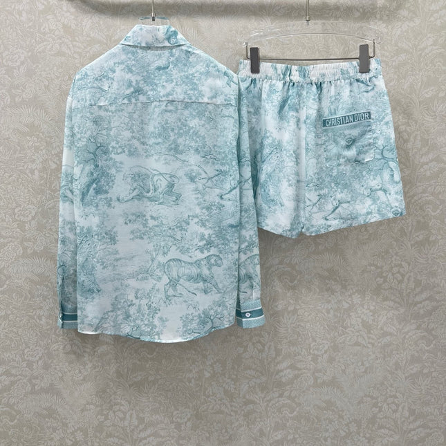 DIOR SET LONG-SLEEVE SHIRT AND SHORTS 269954