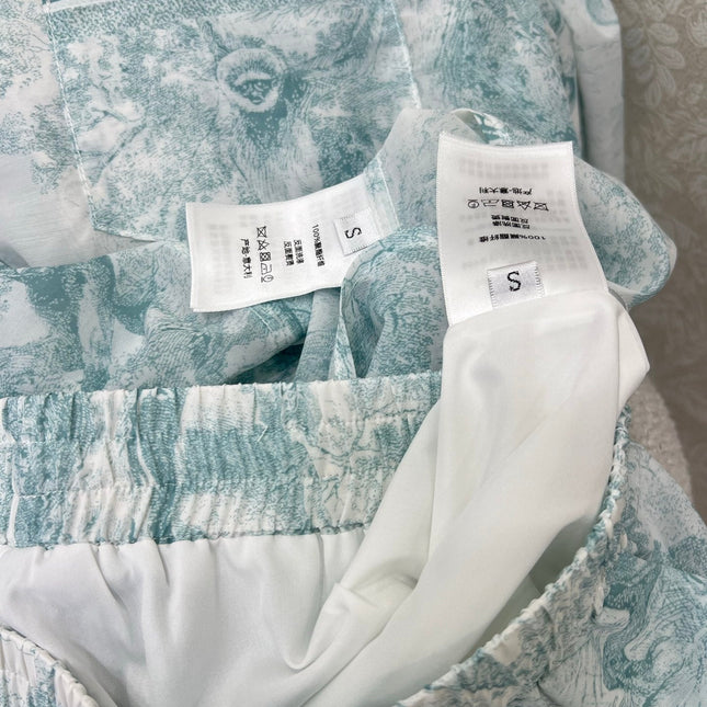 DIOR SET LONG-SLEEVE SHIRT AND SHORTS 269954
