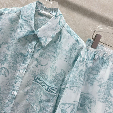 DIOR SET LONG-SLEEVE SHIRT AND SHORTS 269954
