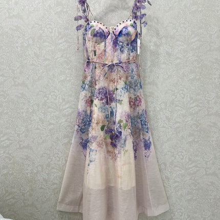 ZIMMER NEW STYLE FLORAL HALTER DRESS 272271