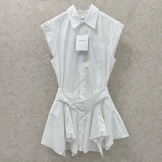 ALEXANDER WANG UNIQUE DESIGN SHIRT DRESS 272255