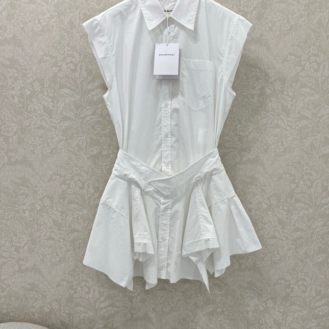 ALEXANDER WANG UNIQUE DESIGN SHIRT DRESS 272255