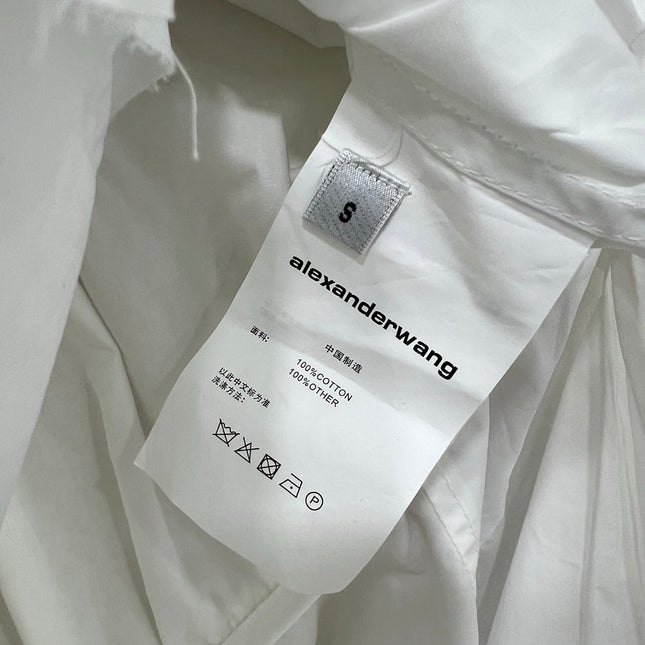 ALEXANDER WANG UNIQUE DESIGN SHIRT DRESS 272255