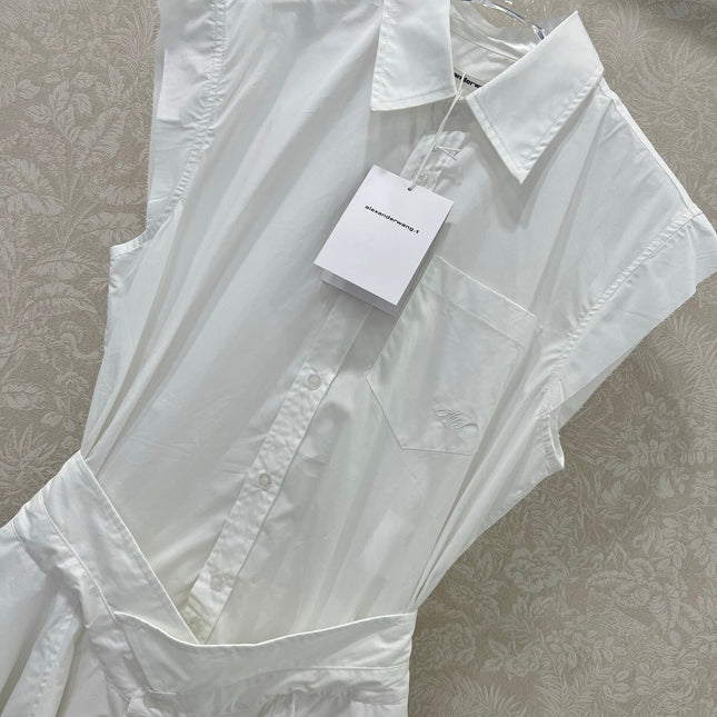 ALEXANDER WANG UNIQUE DESIGN SHIRT DRESS 272255