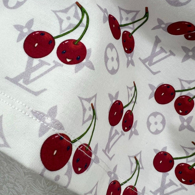 LOUIS VUITTON CHERRY BLOSSOM PRINT T-SHIRT 275068