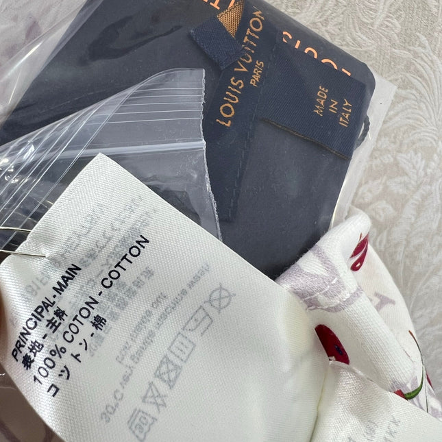 LOUIS VUITTON CHERRY BLOSSOM PRINT T-SHIRT 275068