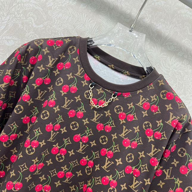 LOUIS VUITTON CHERRY BLOSSOM PRINT T-SHIRT 275069