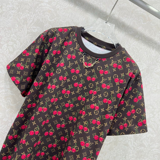 LOUIS VUITTON CHERRY BLOSSOM PRINT T-SHIRT 275069