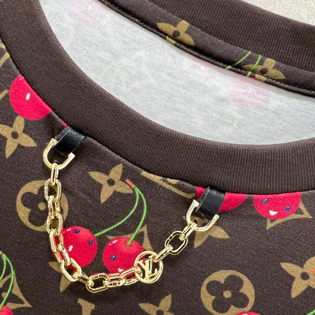 LOUIS VUITTON CHERRY BLOSSOM PRINT T-SHIRT 275069
