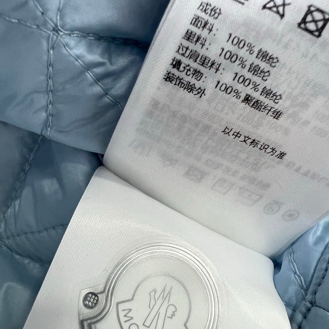 MONCLER 25S DOWN VEST IN BLUE 098