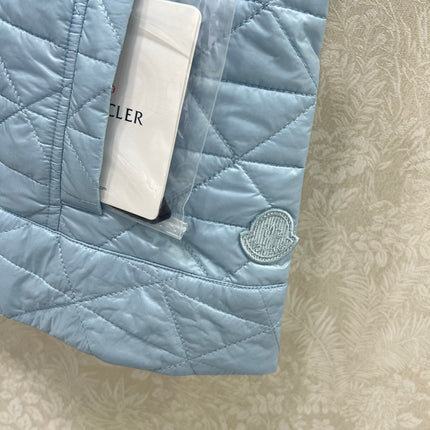 MONCLER 25S DOWN VEST IN BLUE 098