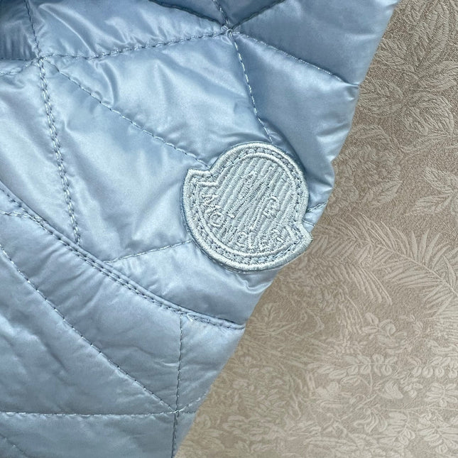 MONCLER 25S DOWN VEST IN BLUE 098