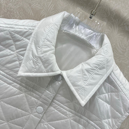 MONCLER 25S DOWN VEST IN WHITE 099