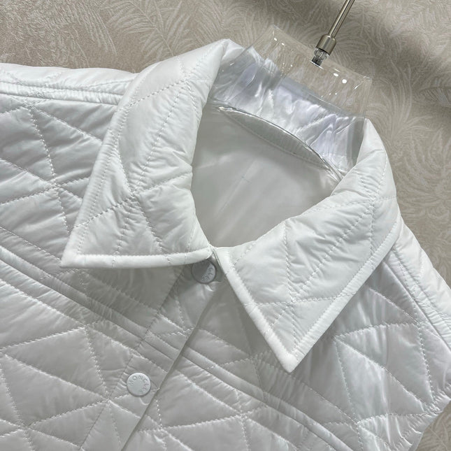 MONCLER 25S DOWN VEST IN WHITE 099