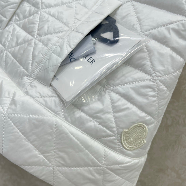 MONCLER 25S DOWN VEST IN WHITE 099