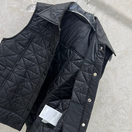 MONCLER 25S DOWN VEST IN BLACK 100