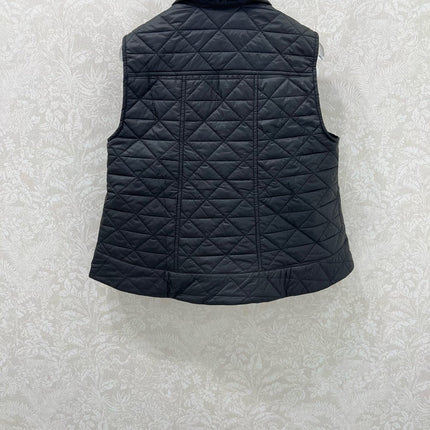 MONCLER 25S DOWN VEST IN BLACK 100