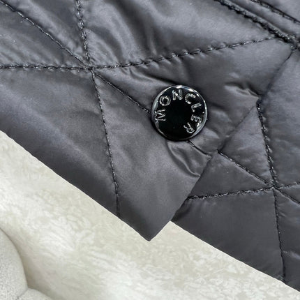 MONCLER 25S DOWN VEST IN BLACK 100