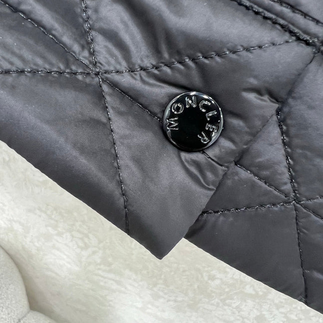 MONCLER 25S DOWN VEST IN BLACK 100