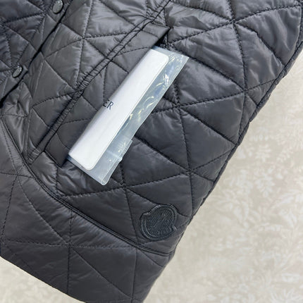 MONCLER 25S DOWN VEST IN BLACK 100