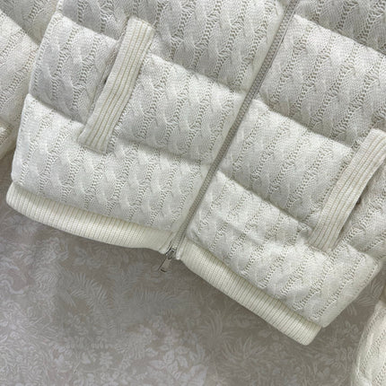 MONCLER 25S JACKET IN WHITE 095