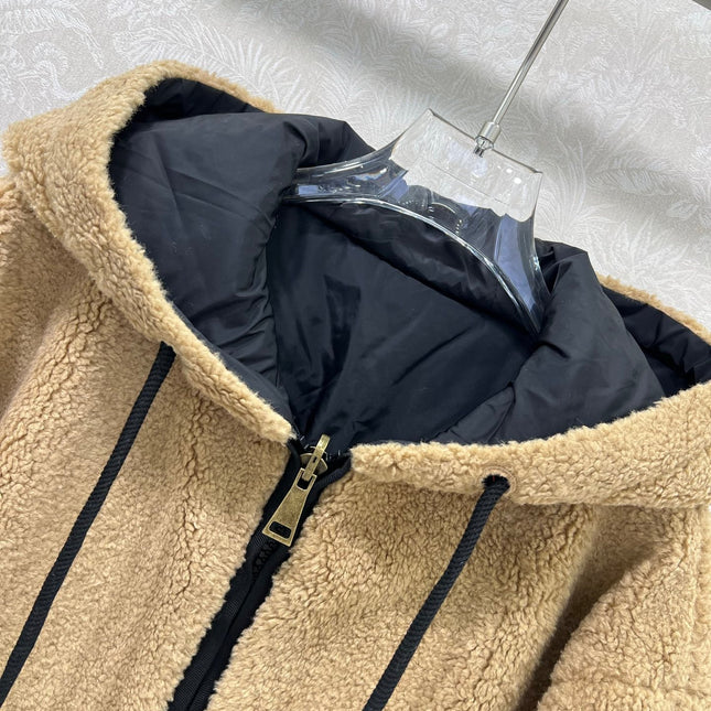 MONCLER 25S SHEARLING JACKET 302803