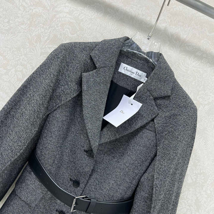 DIOR 25S BELTED KNIT CARDIGAN STYLE 012