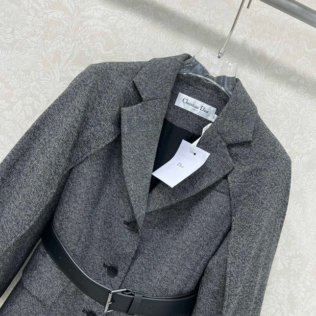 DIOR 25S BELTED KNIT CARDIGAN STYLE 012