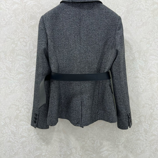 DIOR 25S BELTED KNIT CARDIGAN STYLE 012