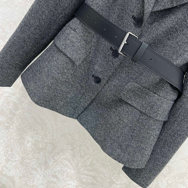 DIOR 25S BELTED KNIT CARDIGAN STYLE 012