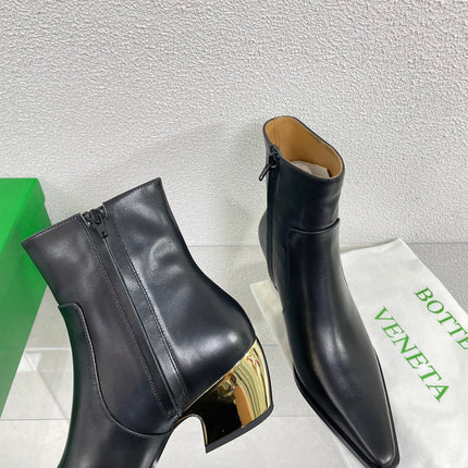 TEX ANKLE BOOT IN BLACK CALFSKIN