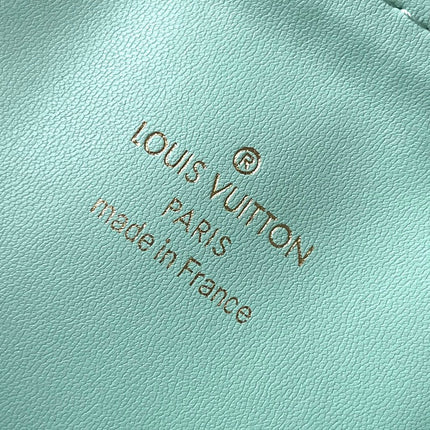 COUSSIN PM 26 IN JASMINE PINK MONOGRAM EMBOSSED LAMBSKIN