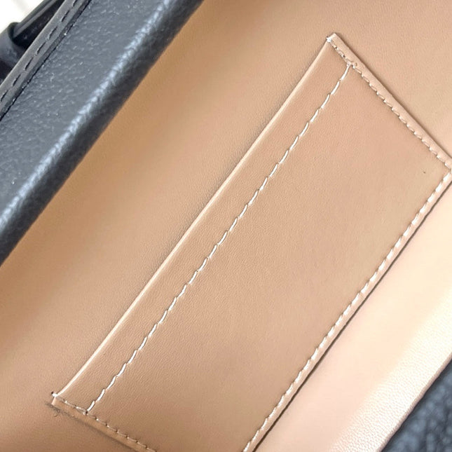 PETITE MALLE 20 IN BLACK CALFSKIN
