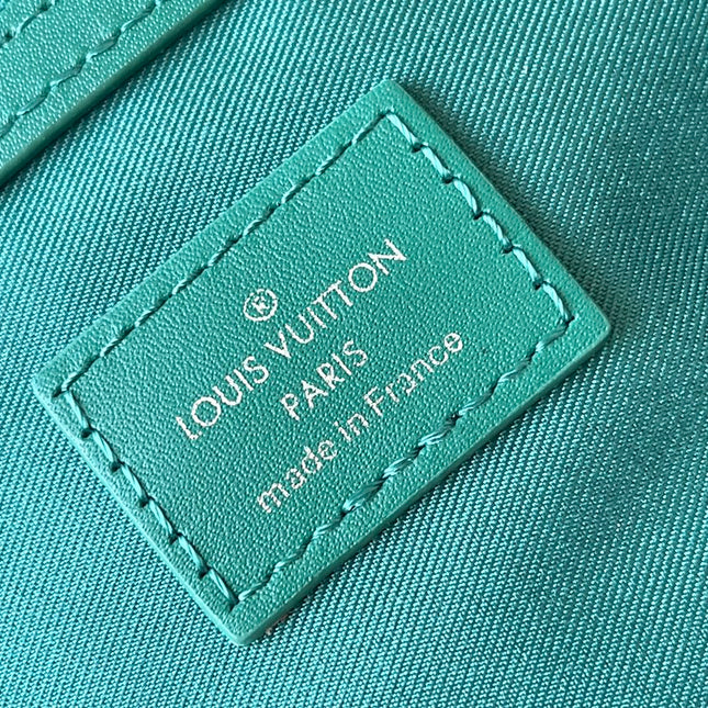 KEEPALL BANDOULIÈRE 50 IN GREEN MONOGRAM HERITAGE CANVAS