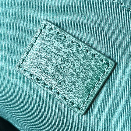 SOUL TRUNK 19 IN GREEN MONOGRAM HERITAGE CANVAS SILVER HARDWARE