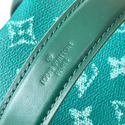DISCOVERY BACKPACK 38 IN GREEN MONOGRAM HERITAGE CANVAS