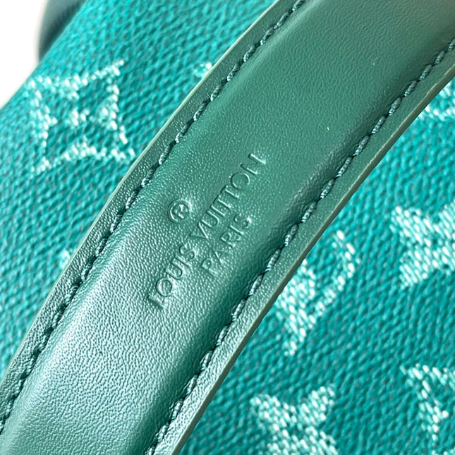 DISCOVERY BACKPACK 38 IN GREEN MONOGRAM HERITAGE CANVAS
