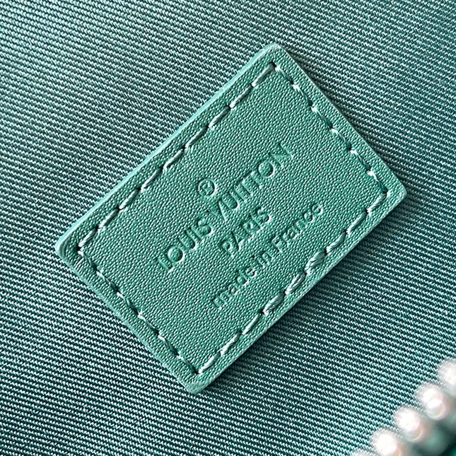 RUSH BUMBAG 30 IN GREEN MONOGRAM HERITAGE CANVAS