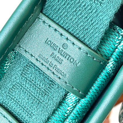 BOSPHORE WEARABLE WALLET 19 IN GREEN MONOGRAM HERITAGE CANVAS