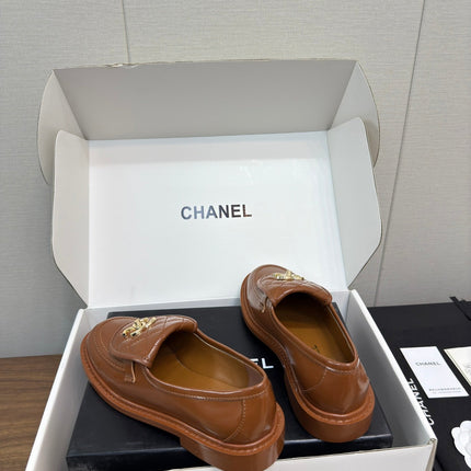 MOCCASIN 2.5 CM IN GINGERBREAD BROWN PREMIUM LAMBSKIN