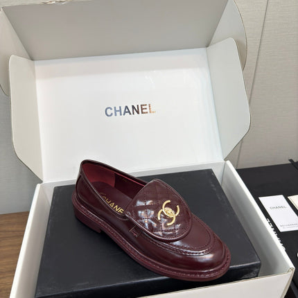 MOCCASIN 2.5 CM IN MAHOGANY RED PREMIUM LAMBSKIN