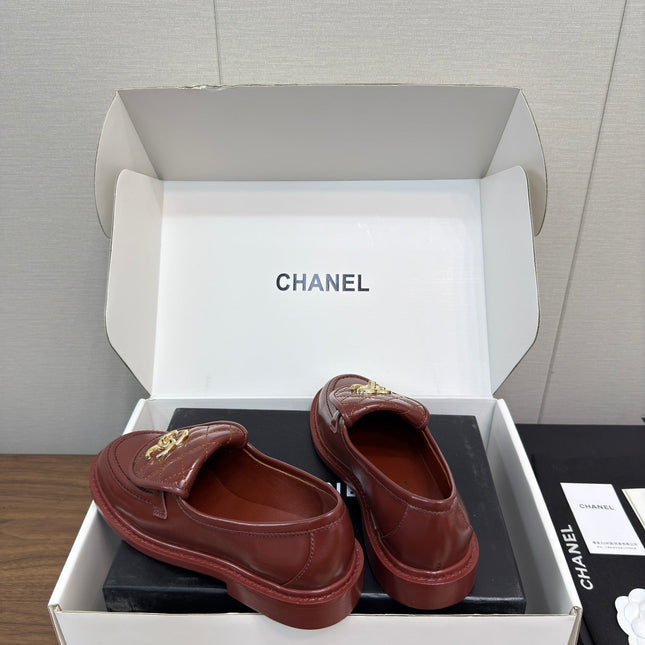 MOCCASIN 2.5 CM IN JAM RED PREMIUM LAMBSKIN