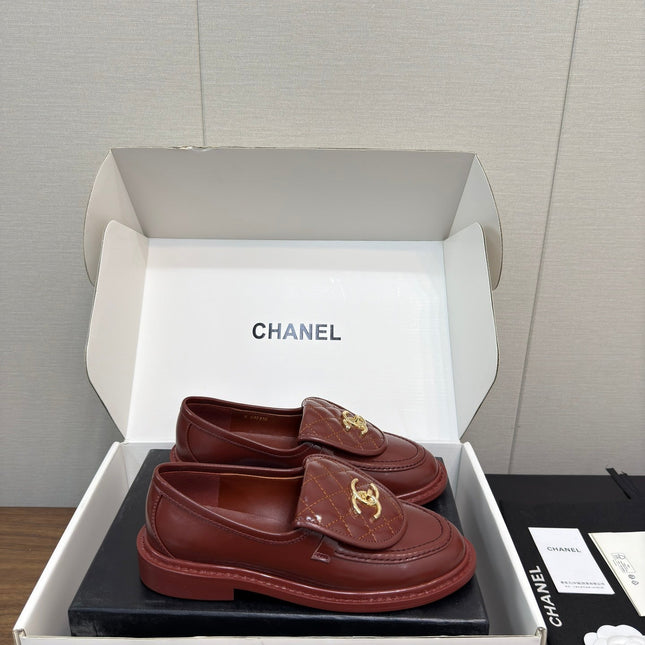 MOCCASIN 2.5 CM IN JAM RED PREMIUM LAMBSKIN