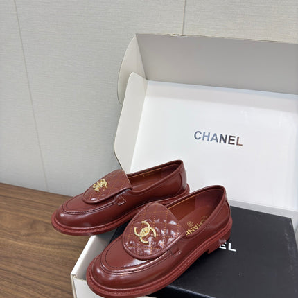 MOCCASIN 2.5 CM IN JAM RED PREMIUM LAMBSKIN