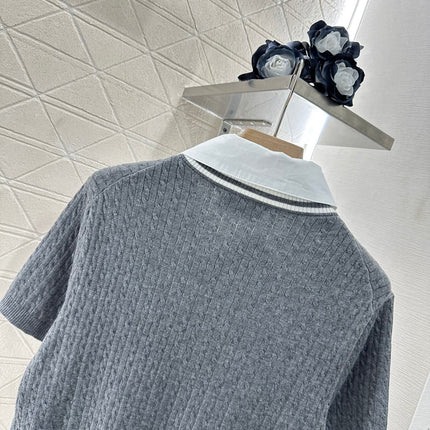 MIU 25S TWO PIECE KNIT JACKET 265538