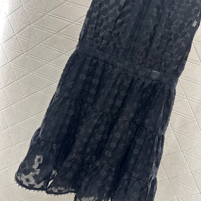 LV 25S SLEEVELESS JACQUARD DRESS 265590