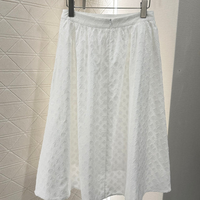 LV 25S SLEEVELESS JACQUARD SHIRT DRESS SET 265640