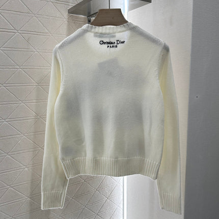DIOR EMBROIDERED LANDSCAPE KNIT SWEATER 272309